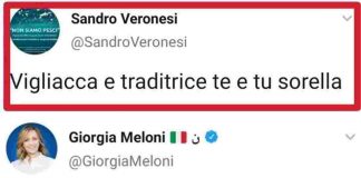 Giorgia Meloni Sandro Veronesi