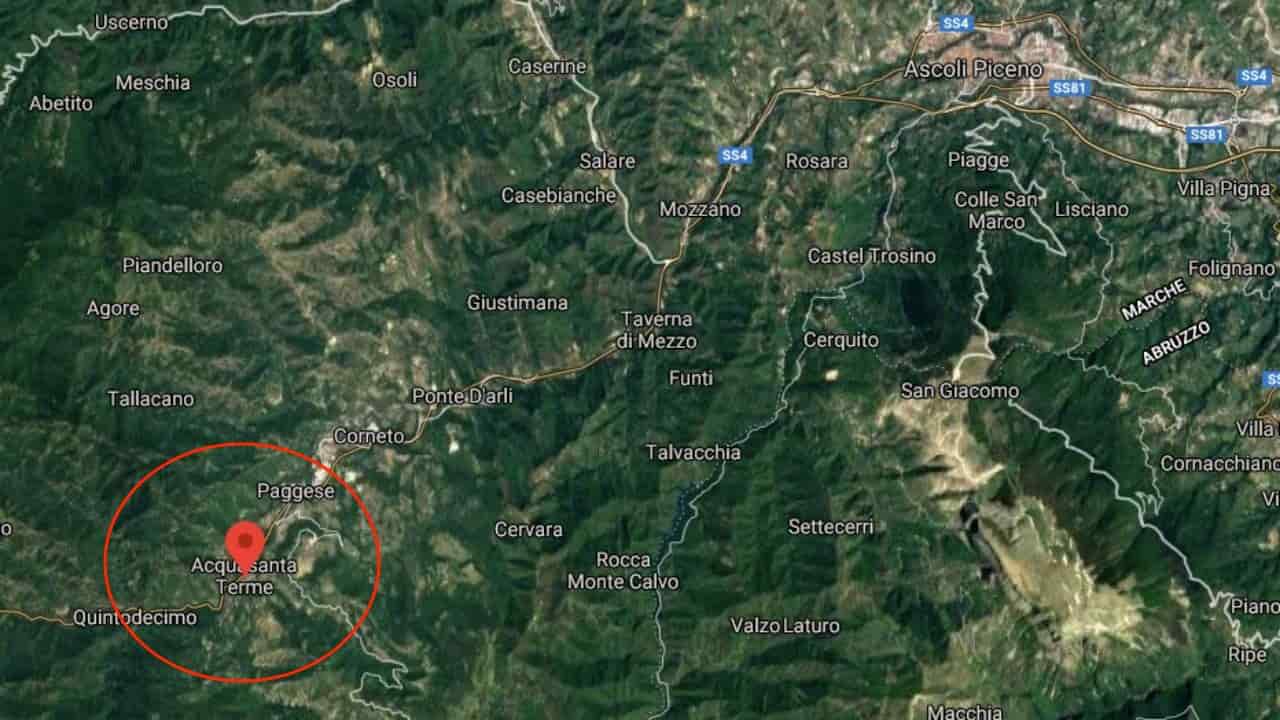 Terremoto Acquasanta Terme Ascoli Piceno