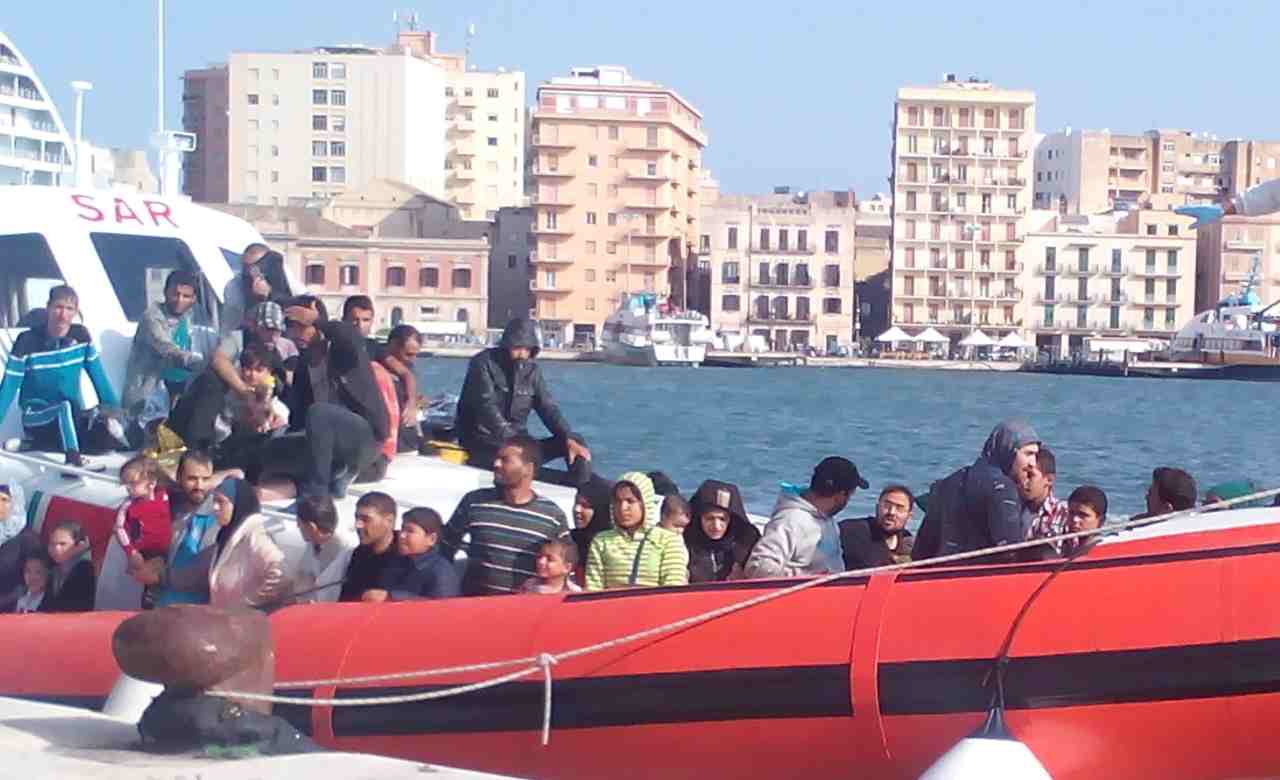 Trasferimento Migranti Lampedusa