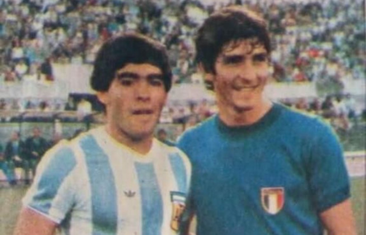 Italia Argentina Rossi Maradona