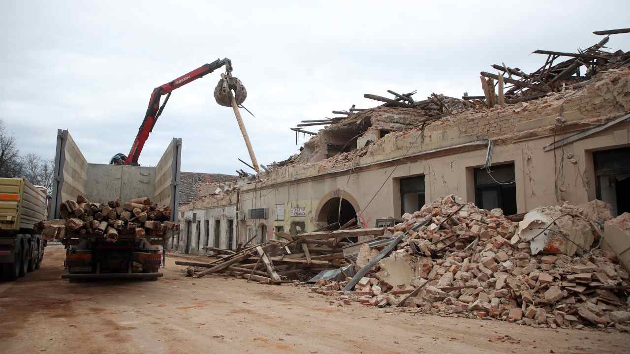 Terremoto Croazia Zagabria Petrinja