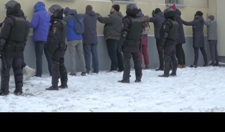 In Russa manifestazioni per il rilascio di Navalnyj