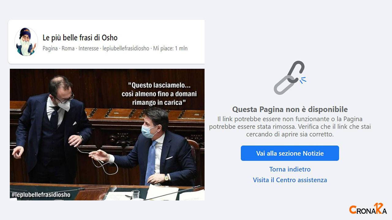 Facebook oscura Osho Palmaroli