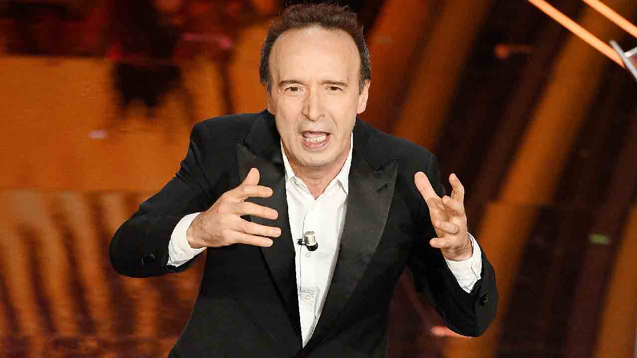 Roberto Benigni recita il Quinto dell'Inferno su Rai3 (Getty Images)