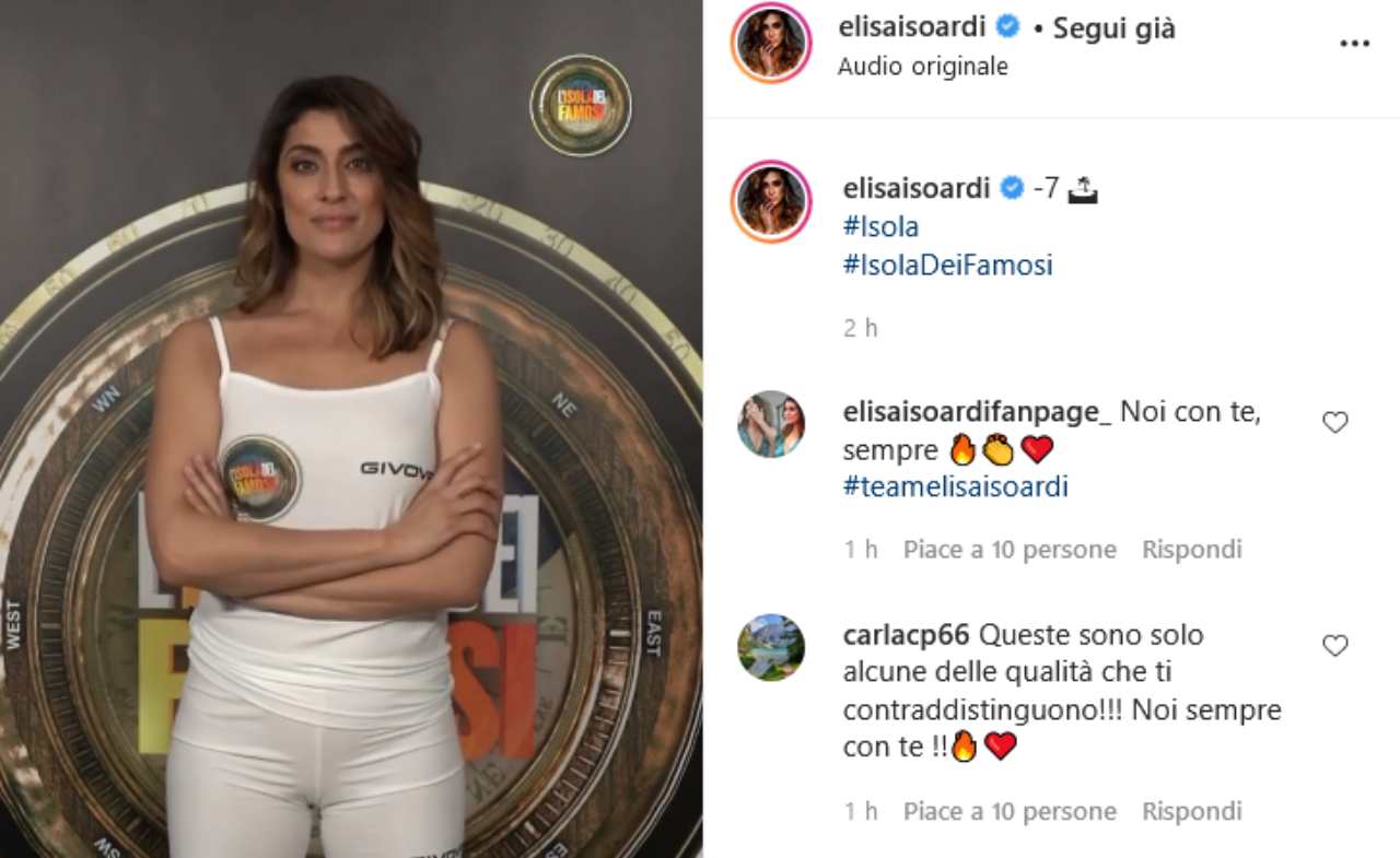 Isola Famosi Elisa Isoardi