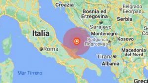 terremoto nel mar adriatico