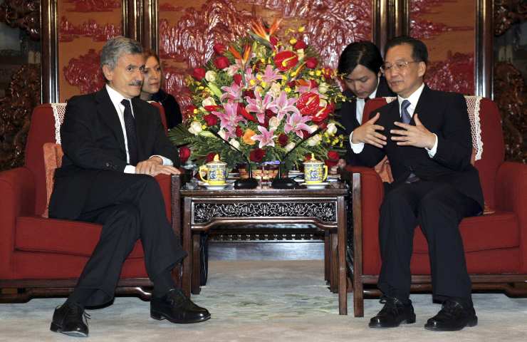 Massimo D'Alema in Cina