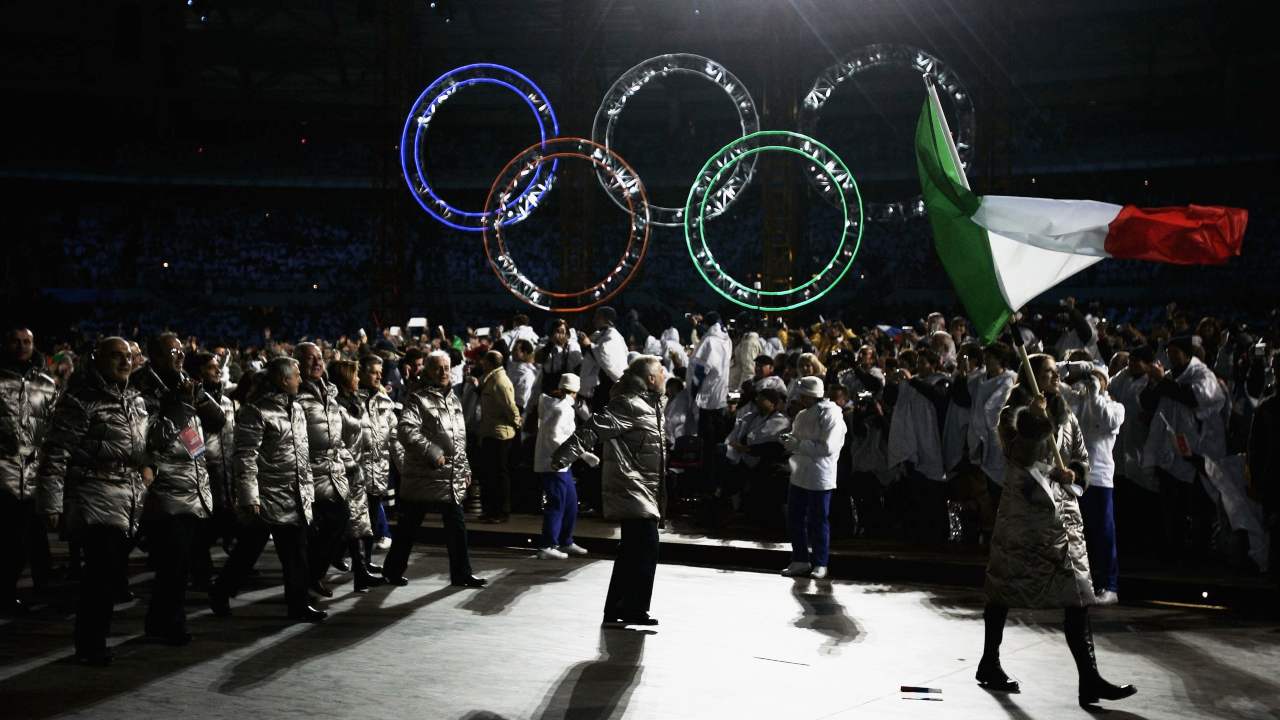 Portabandiera italiana