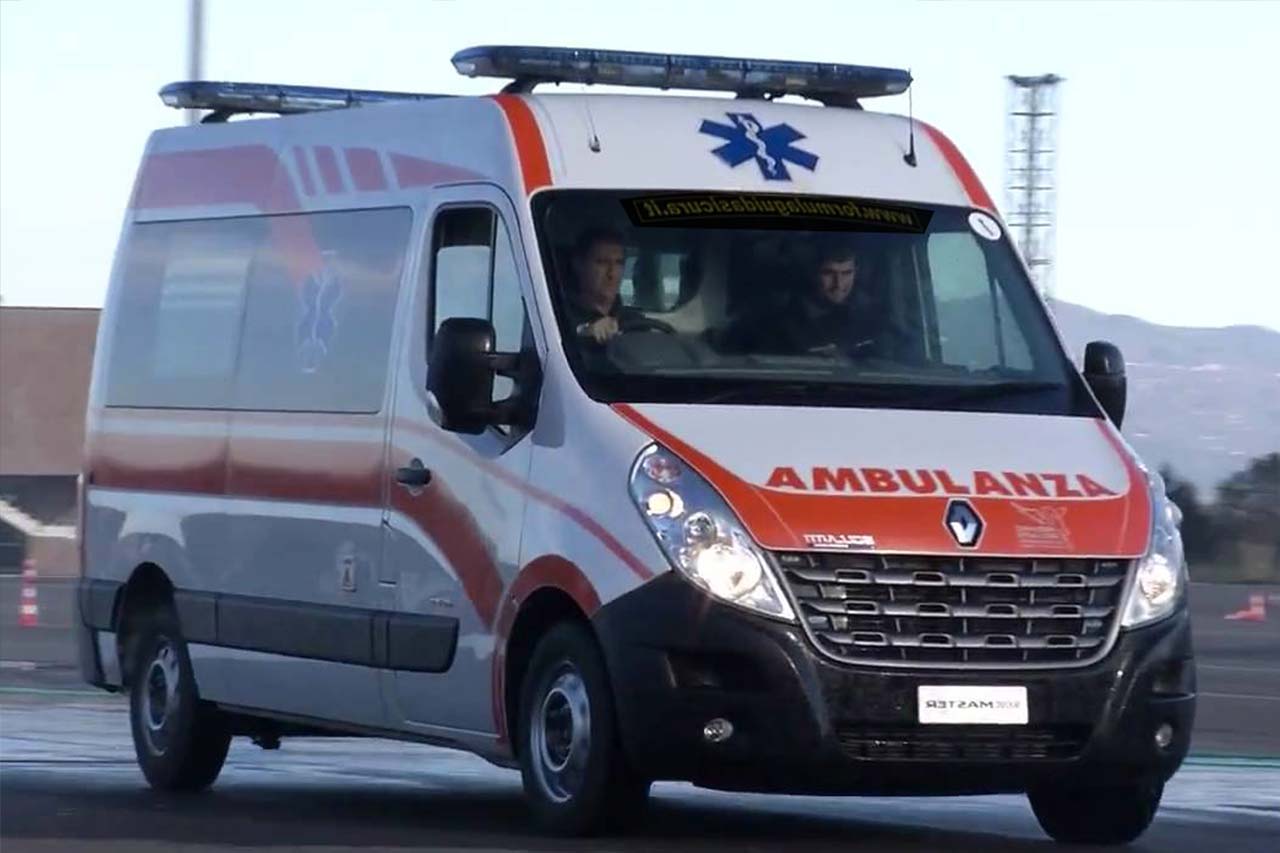 ambulanza-privata incidente sul lavoro