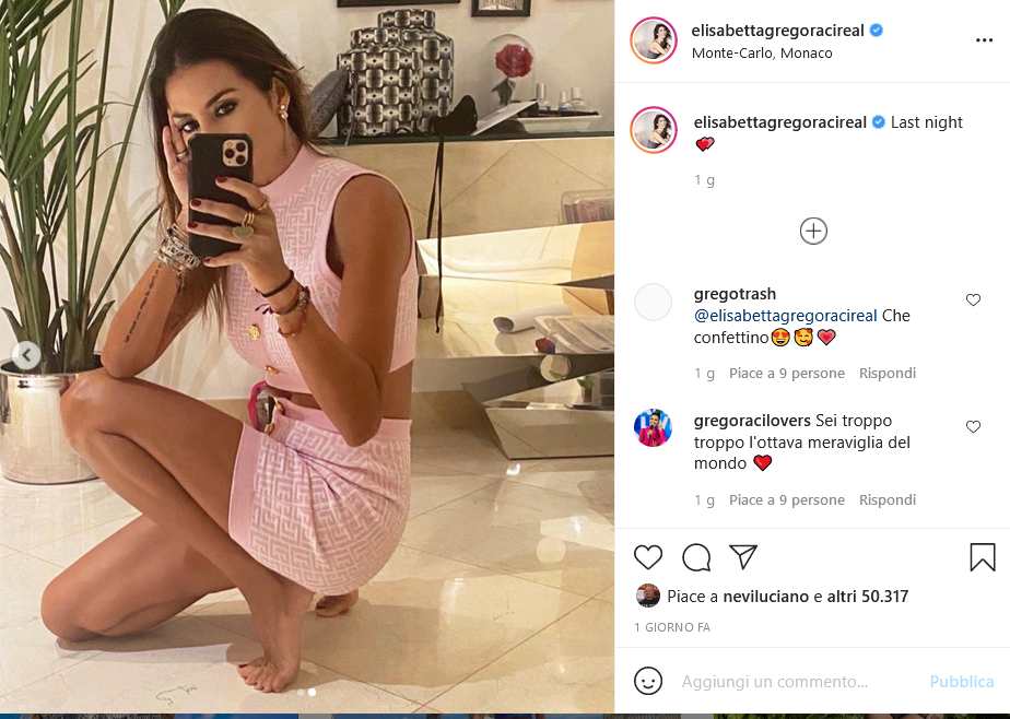 Elisabetta Gregoraci Instagram