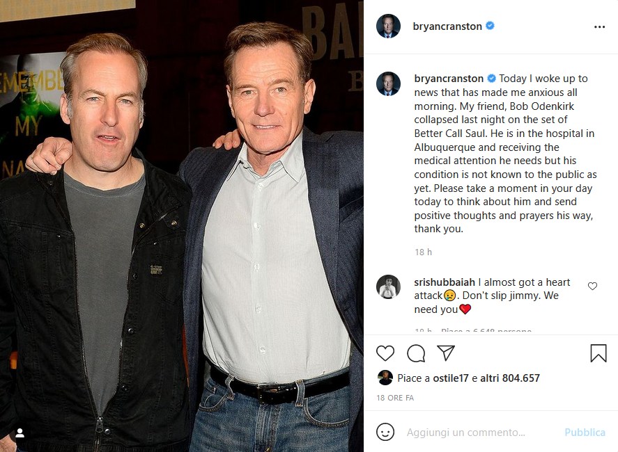 Instagram Bryan Cranston