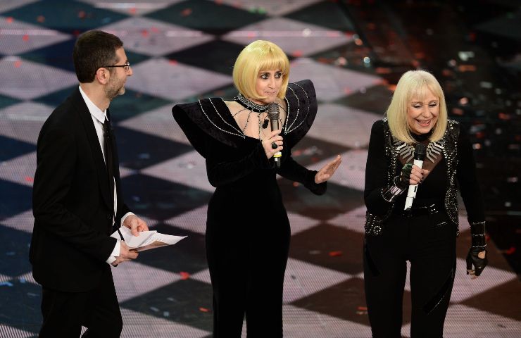 Raffaella Carrà Fabio Fazio Luciana Littizzetto