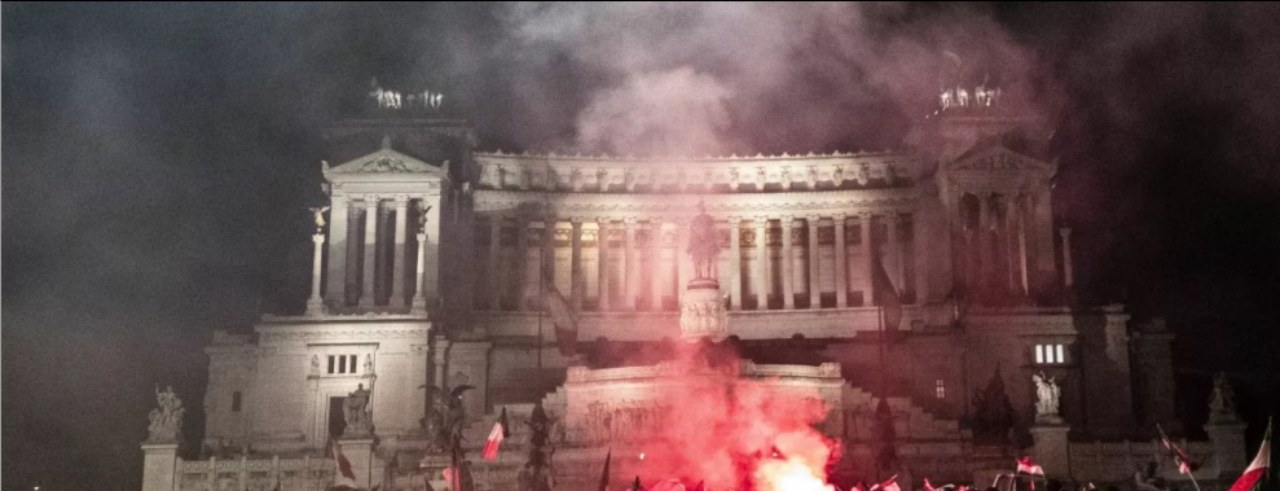 Screenshot Festeggiamenti vittoria Italia Roma