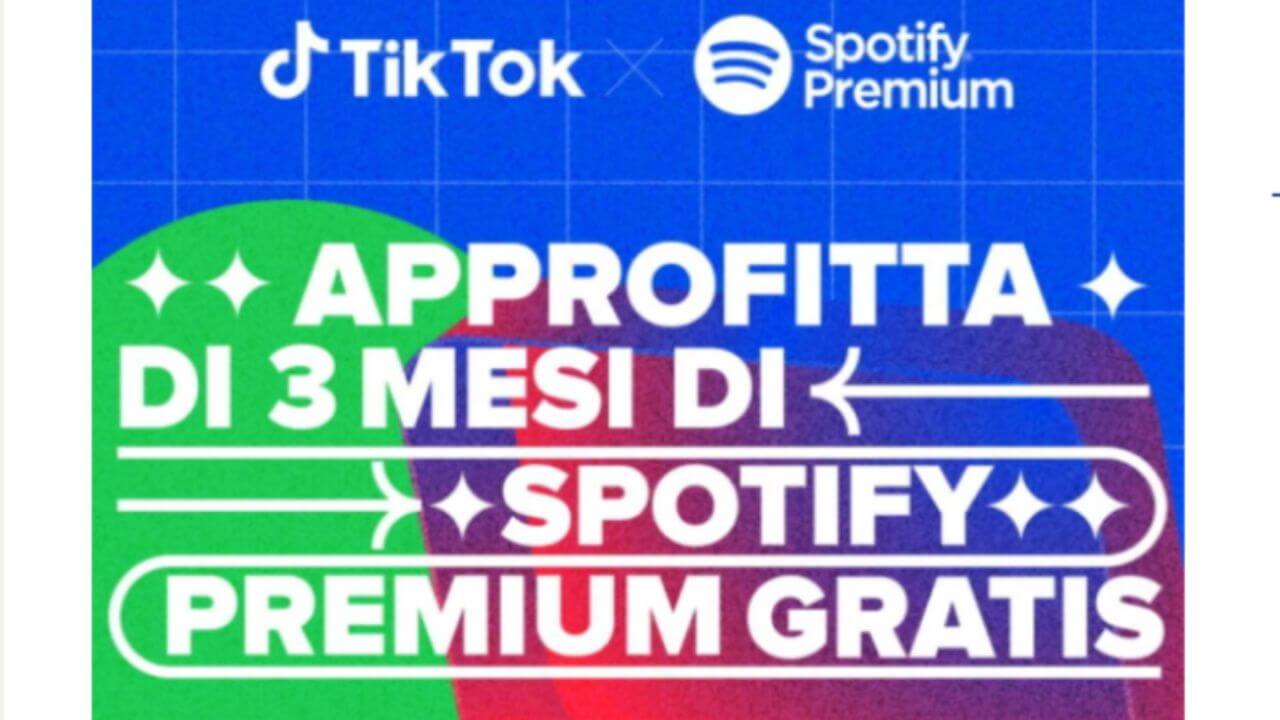 Screenshot TikToK e Spotify