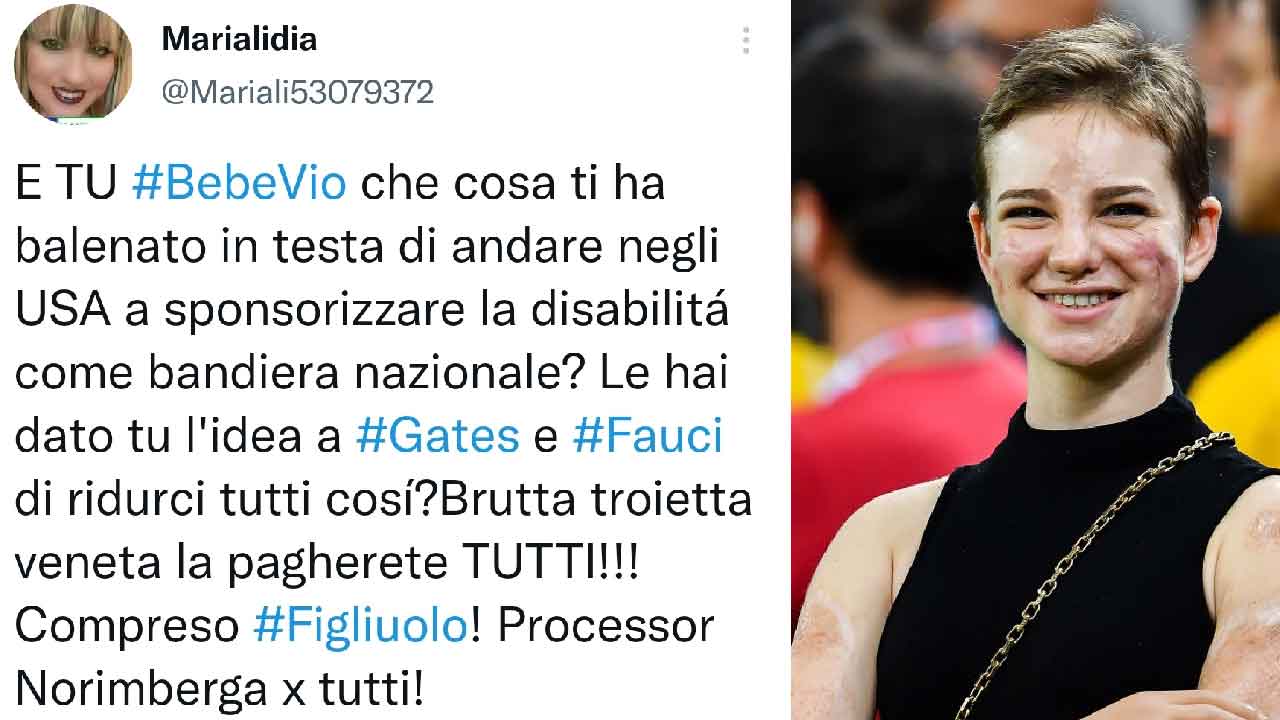 Bebe Vio, una utente su Twitter si scaglia pesantemente contro l'atleta azzurra (Getty Images)