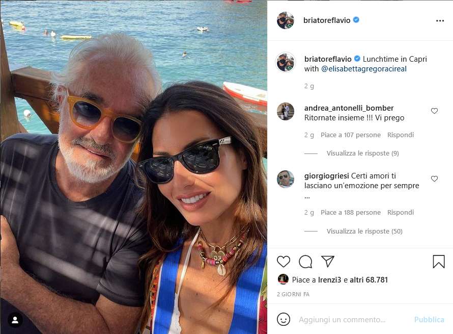 Instagram Flavio Briatore