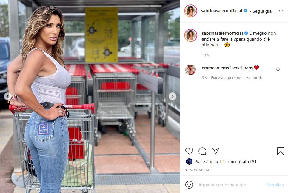 Instagram Sabrina Salerno