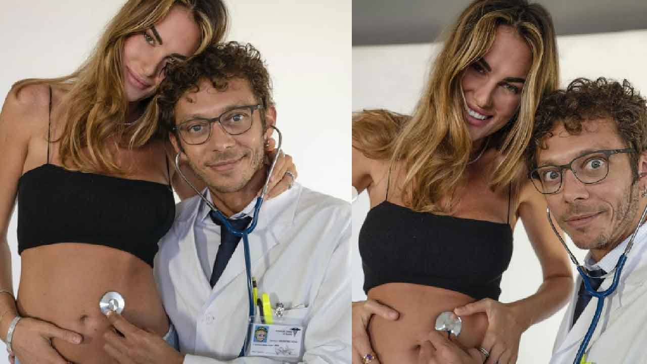 Valentino Rossi, l'annuncio su Instagram la coppia aspetta una bambina (Getty Images)