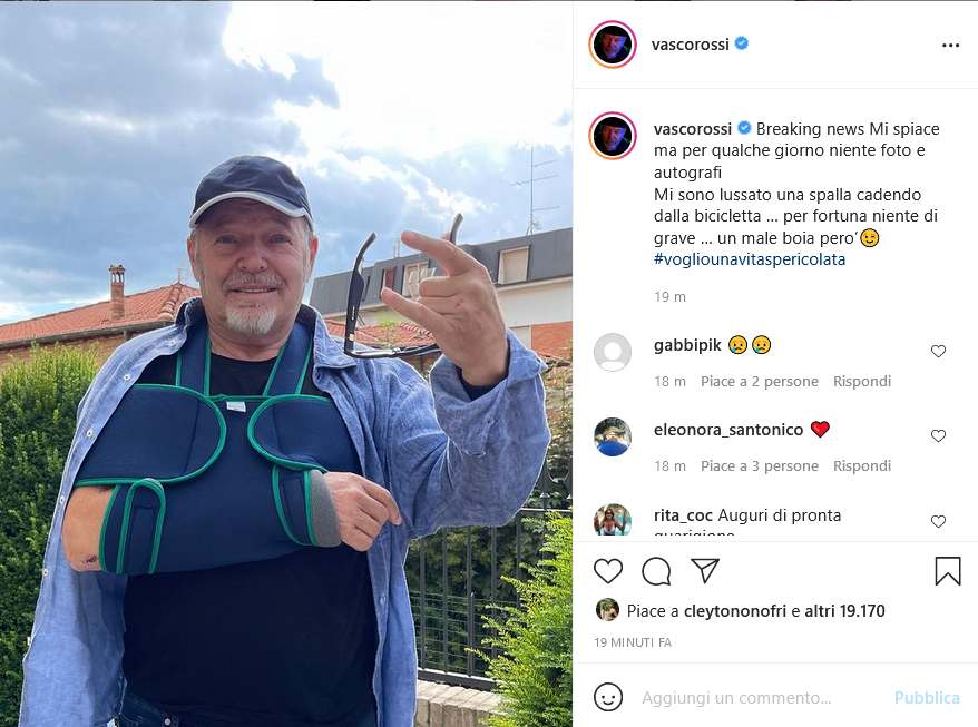 Vasco Rossi Instagram