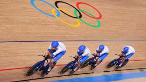 inseguimento italia, record del mondo alle olimpiadi