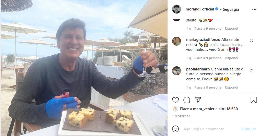 Instagram Gianni Morandi