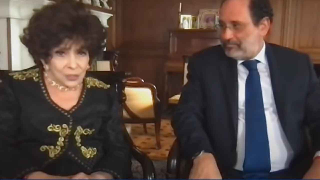 Gina Lollobrigida, sceglie Antonio Ingroia come suo avvocato contro la causa intentata da suo figlio (Screenshot)