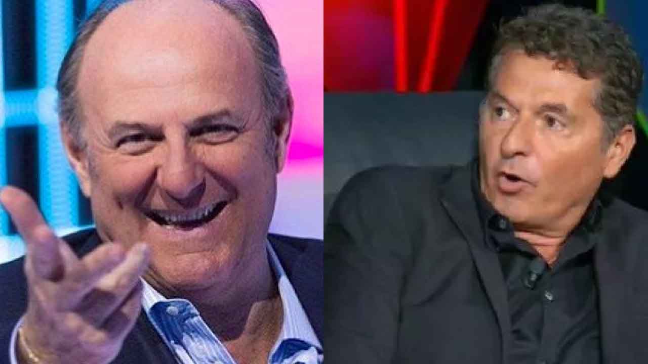 Teo Mammuccari e Gerry Scotti, i due conduttori potrebbero lavorare insieme (Screenshot)