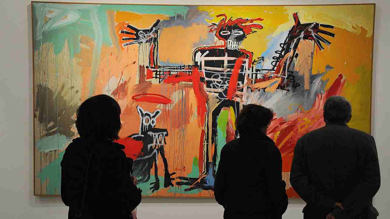 un basquiat dal rigattiere: la scoperta di un espositore