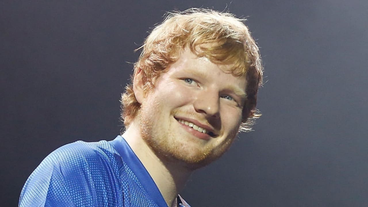 Ed Sheeran durante un suo concerto (gettyimages)