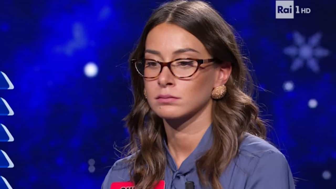 Chiara Santi a L'Eredità (fonte: screen)