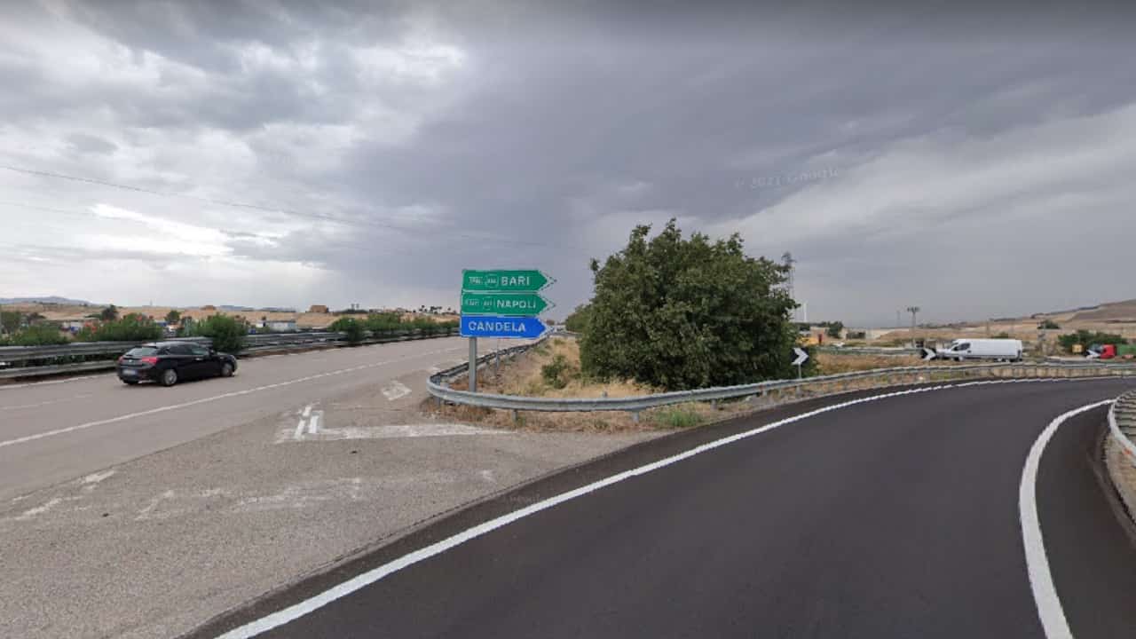 Svincolo in cui è avvenuto l'incidente in cui l'auto viaggiava contromano sulla Statale 655 (immagine presa dal web)