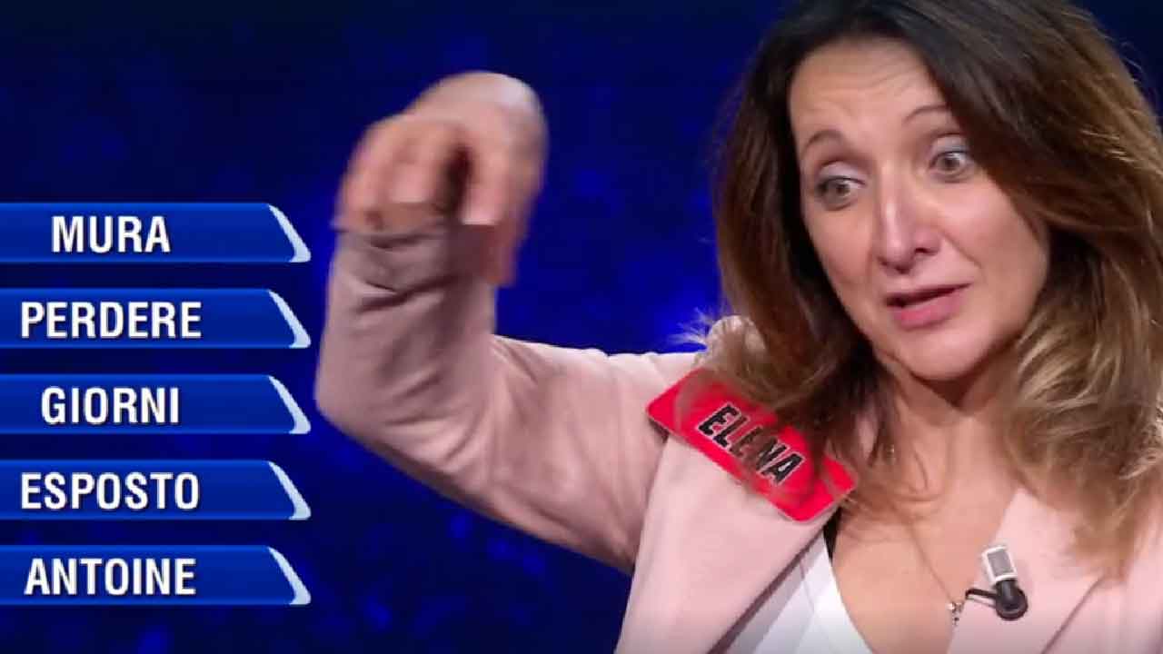 L'Eredità, Elena Spagni è la nuova campionessa del programma con Flavio Insinna (Screenshot)