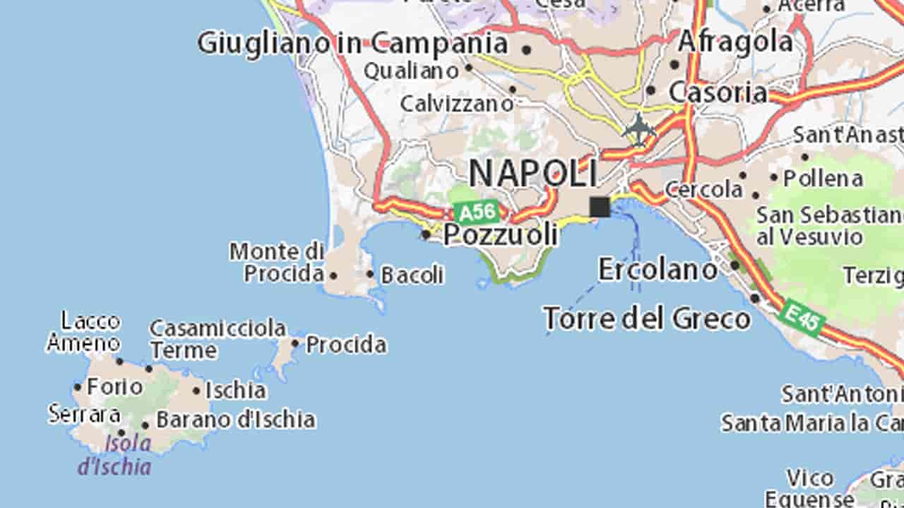 Napoli: terremoto scuote i Campi Flegrei (immagine dal web)