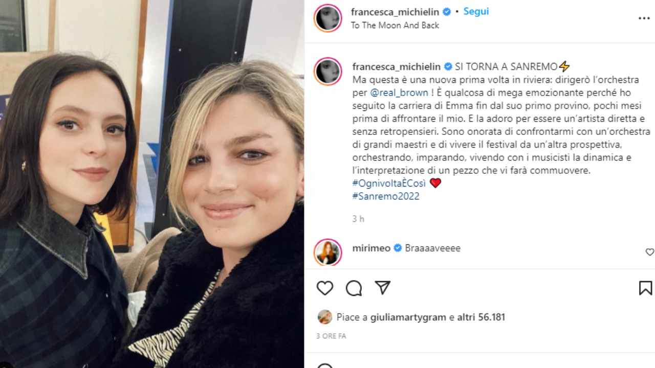 Francesca Michelin e Emma Marrone 