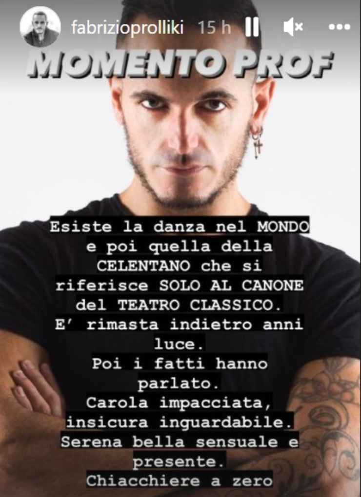 Alessandra Celentano parole sprezzanti