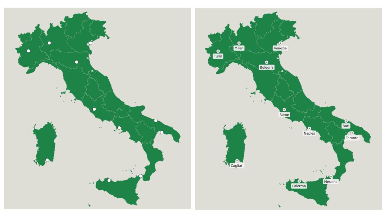 Test delle 11 città