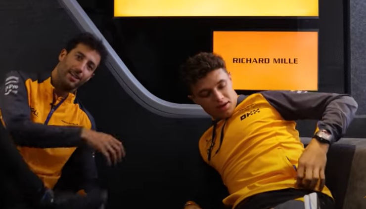 Daniel Ricciardo e Lando Norris