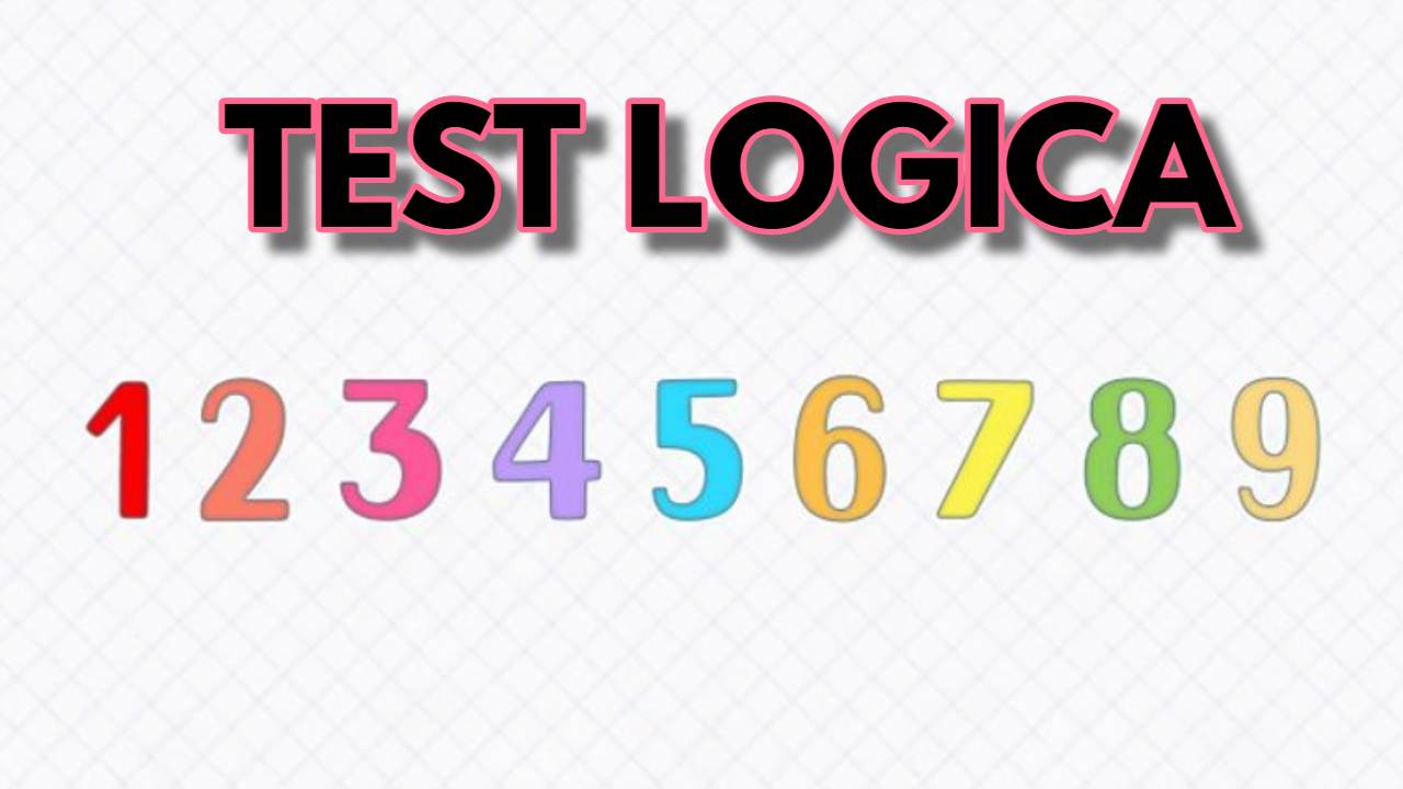 Test logica numeri colori