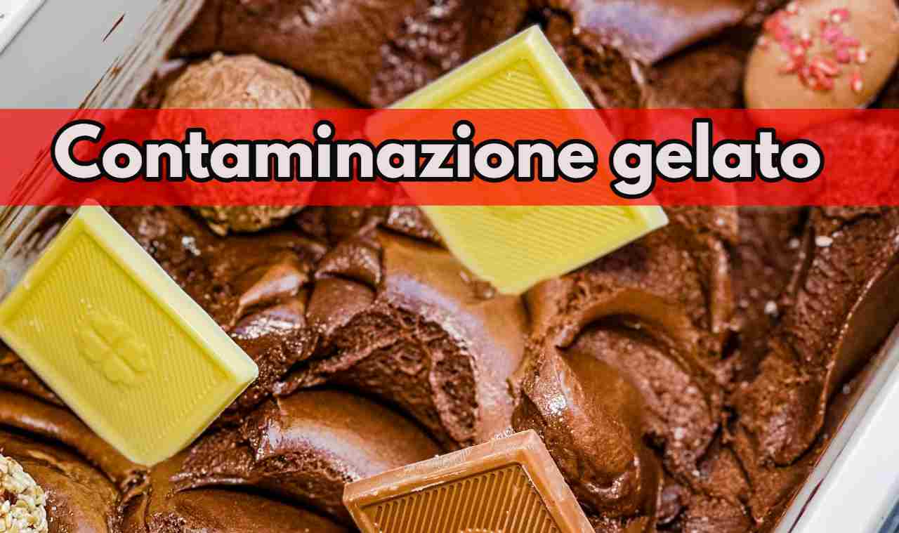 gelato in vaschetta contaminato