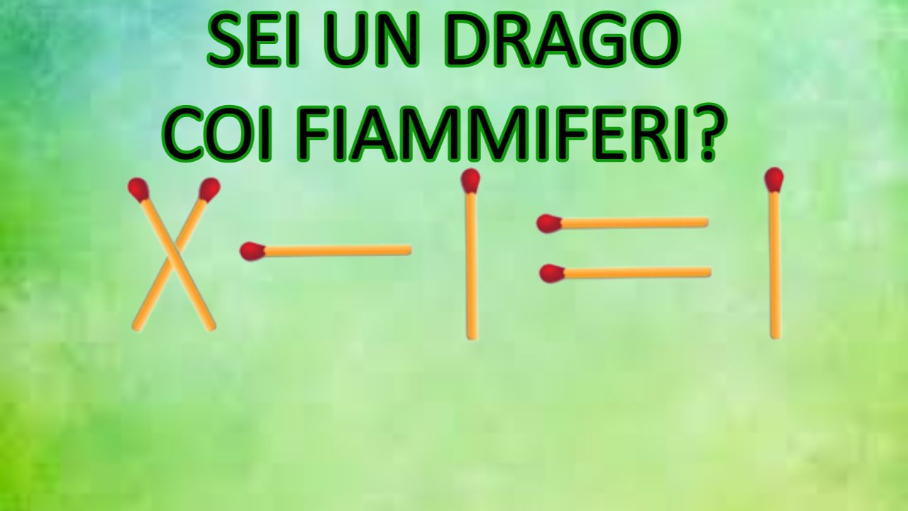 Rompicapo fiammiferi