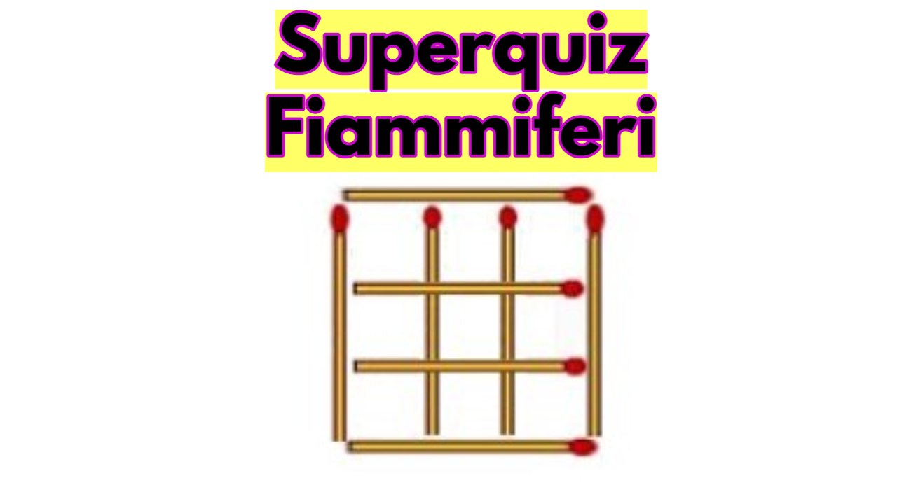 Superquiz fiammiferi