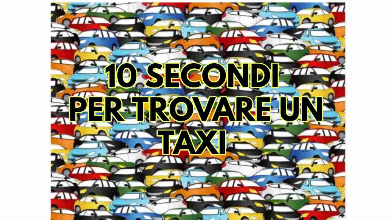 Test aguzza la vista taxi