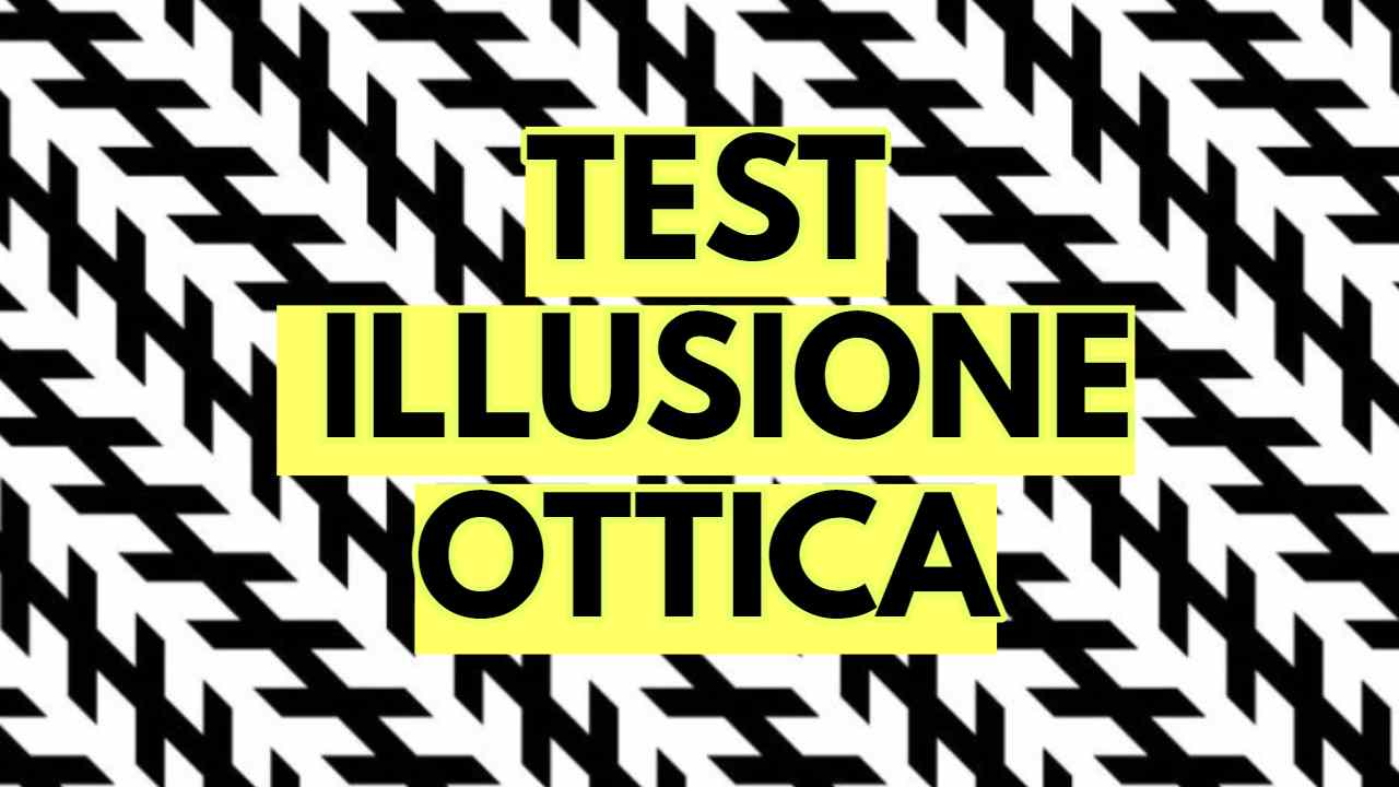 Test illusione ottica linee