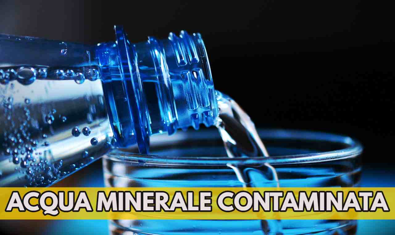 acqua minerale contaminata