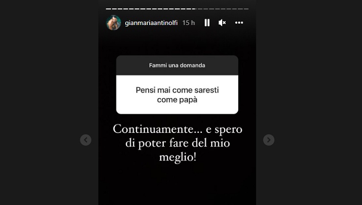 Gianmaria Antinolfi su Instagram