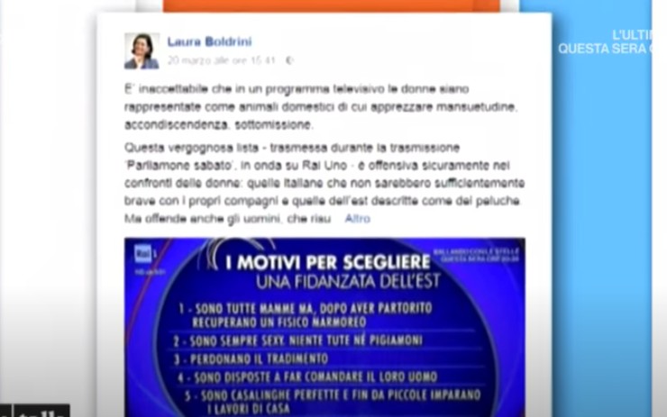 reazioni dopo il blocco di Paola Perego