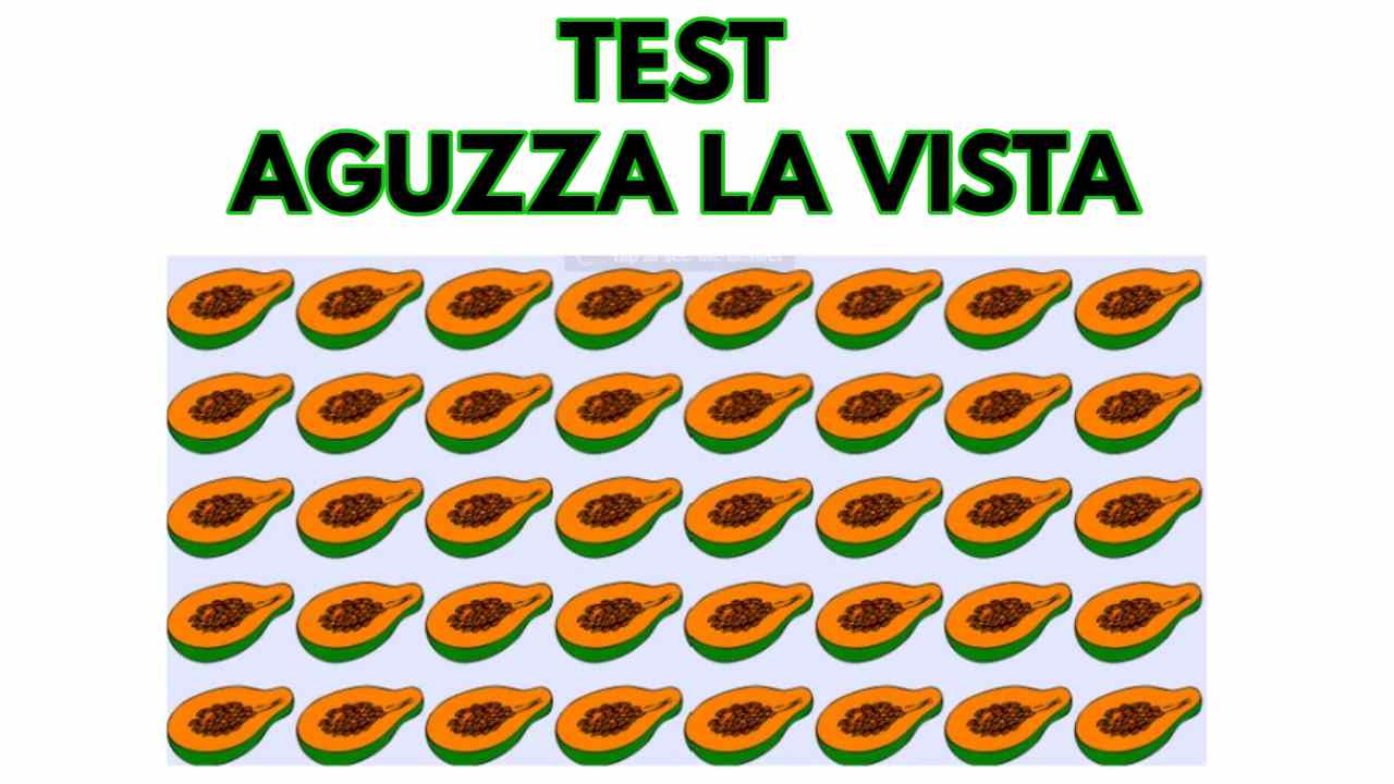 Test Aguzza la vista avocado