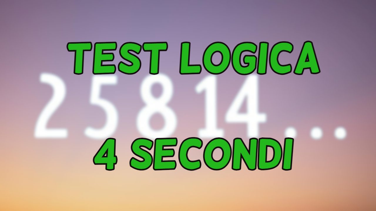 Test Logica 4 secondi