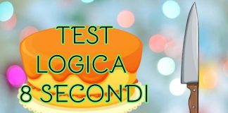 Test logica torta compleanno