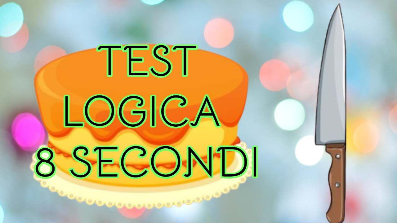 Test logica torta compleanno